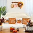 thumbnail image 2 of Fall Pillow Covers Set of 4 Polka Dots Buffalo Plaid Pumpkins Truck Eucalyptus Leaves Throw Pillowcases, 2 of 6