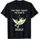 thumbnail image 1 of The Only Squat I'm Doin is Diddly Funny Hammock Frog Meme Camiseta, 1 of 2