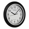 La Crosse Technology WT3129B 12 Inch Atomic Analog Wall Clock Black