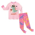 thumbnail image 5 of Hessimy Toddler Boys Girls Spring 2Pcs Thermal Underwear Long Sleeve Shirt Leggings Soft Casual Clothes, Spring Thermal Leggings(Light Pink,6-7 Years), 5 of 5