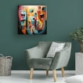 thumbnail image 2 of Canvas Wall Art - Ray Heere 'Happy Cubism 2' Wall Art for Living Room, Bedroom, or Office Décor by Trademark Fine Art - 18 x 18 Inches, 2 of 4
