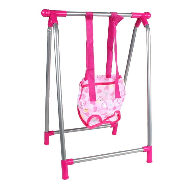Baby Doll Swing Playset Muebles de Simulación para Niños Juego de Juguetes para Habitación de Niños Sunnimix Columpio de muñeca renacida