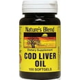 thumbnail image 2 of Nature's Blend Cod Liver Oil 400 mg Softgels - 100 ct, 2 of 2