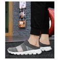thumbnail image 5 of Men's Backless Slip‑on Mule Walking Shoes, Knit Mesh Casual Slide Footwear With Segmented Grooved Outsole for Daily Leisure, 5 of 5