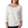 thumbnail image 2 of Women's Terry Raw-Edge 3/4-Sleeve Sweatshirt, 2 of 2
