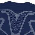 thumbnail image 4 of Ceisia Mens Geometric Print Quick Dry Sleeveless Compression Gym Athletic Tank Top (Navy L) Father's Day Gift, 4 of 7