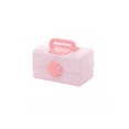 thumbnail image 1 of Boîte de Rangement pour Élastiques Rose, Boîte de Rangement pour Accessoires de Cheveux pour Enfants, Boîte de Rangement pour Accessoires de Cheveux Multicouche (Moyen), 1 of 5