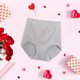 thumbnail image 3 of Gibobby Verano calzoncillos adelgazantes Calzoncillos, bragas sexis, ropa interior, bragas, Bikini, bragas sólidas para mujer, bragas de algodón, regalo del Día de San Valentí(Gris， XXL), 3 of 4