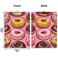thumbnail image 5 of FORMRS Acrylic Clipboard with Low Profile Clip Standard A4 Letter Size, 12.5" x 9", Cute Doughnuts Pattern, 5 of 8