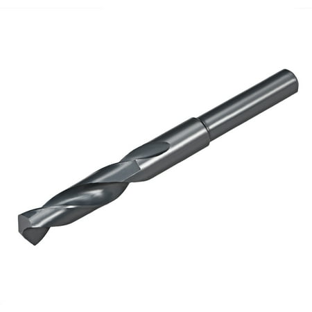 

Reduced Shank Drill Bits 15mm High Speed Steel HSS 6542 Black Oxide with 1/2 Inch Straight Shank