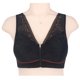 thumbnail image 1 of Mujeres Sexy Tallas grandes Color sólido Talla grande Sin cubierta de anillo de acero Copa de algodón suave Cremallera frontal Impreso Levantamiento de senos Recopilación Lado Belleza Espalda Ropa in Fridja nalpqowj37694, 1 of 3