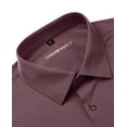 thumbnail image 5 of sogami Long Sleeve Stretch Dress Shirt for Men Solid Business Shirts, 5 of 8