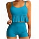 thumbnail image 1 of Traje de baño Tankini vintage estampado para mujer Traje de baño conservador Falda de playa estampada para mujer Traje de baño de dos piezas para mujer Trajes de baño tankini para mujer Traje de baño, 1 of 8