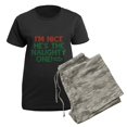 thumbnail image 5 of CafePress - I'm Nice He's The Naughty One Pajamas - Women's Short Sleeve Print T-Shirt and Pants Dark Cotton Pajama Set, 5 of 7