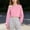 Pink, variant on DJDLJWCJ Girls Cropped Sweatshirt Solid Color Off Shoulder Cutout Top Short Slim Fit Long Sleeve Pullover Black Size 5