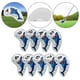 thumbnail image 3 of Juego de 9 piezas de cubiertas de cabeza de hierro de golf para cuñas de palos de golf Protector de cuero de PU con blanco Zulema cubiertas de cabeza de hierro de golf, 3 of 8