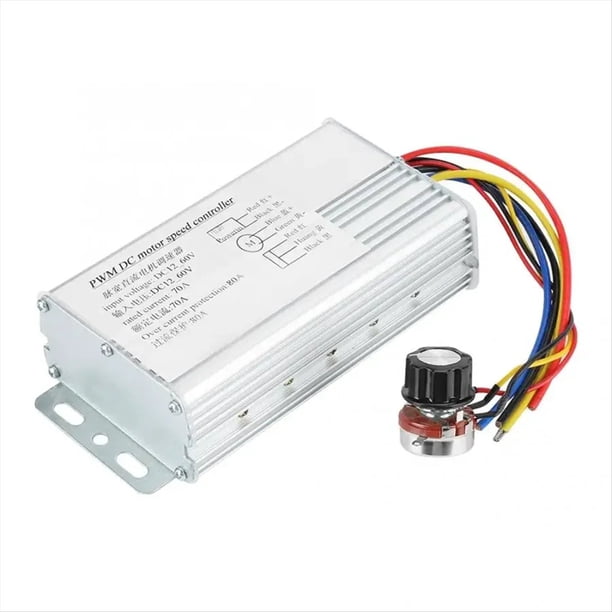 Regulador de Velocidad de Motor PWM de 12 V CC A 60 V, 70 A, 4000 W, Ajustable, de Alta Calidad.