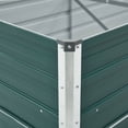 thumbnail image 4 of vidaXL Raised Bed Green Galvanized Steel 189 x 31.5 x 30.3 in Durable, 4 of 4