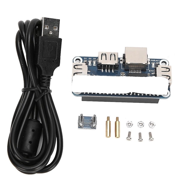 Carte d'extension d'alimentation Hub USB 3 ports 4B/Zéro W Composant électronique pour Raspberry Pi Carte d'extension