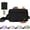 Black, variant on Puppy   Pouches for    Bag,  Walking Fanny Pack with Carabiner, -in Poop Bag Dispenser & Reuse  Poop Holder, Puppy    Belt (Black)