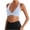 Blue, variant on Hxshgdsn Sports Bras for Women Deep V Wirefree Back Supportive Soft Fitness Activewear Bra with Padded(Yellow/M)