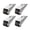 2, variant on Lynono Heavy Duty Furniture Casters with Quiet Rubber Wheels Metal & Rubber for Smooth NoiseFr--Movement on Hard Floors