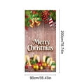 thumbnail image 3 of SLYNSHome Christmas Door Cover Decorations,Merry Christmas Door Banner Xmas Ball Backdrop Photography for Holiday Party Supplies, 3 of 7