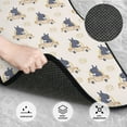 thumbnail image 3 of Disketp Hippos Driving A Car for Crystal Velvet Car Mats Four-Piece Set,All-Season Automotive Protection, Vehicles, Cars, Trucks, and SUVs,Anti-Slip Design, 3 of 7