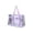 Purple, variant on Clear Beach Pouch For Women, Waterproof Sandproof Jelly Tote With Zipper, Large Transparent Pool Pouch Trip Staples For Swimming Vacation Travel Gym