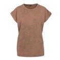 thumbnail image 1 of Build Your Brand - Camiseta Lavado Ácido para Mujer (Caqui Oscuro), 1 of 1