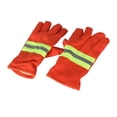 thumbnail image 1 of Guantes de protección antiincendios Zulema 2 piezas color naranja Ribete Reflectante, 1 of 8