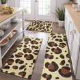 thumbnail image 2 of Gold and Brown Of Leopard Print Kitchen Rugs Sets Of 3,Kitchen Runner Rugs Non Skid Washable,Decorative Kitchen Floor Mats for Kitchen,Sink,Laundry,17"x30"+ 17"x47" + 17"x59", 2 of 6