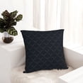 thumbnail image 6 of Pofeuu Black Fish scales Print Double-sided plush pillowcase Square Throw Pillow Covers Pillows Cover for Living Room Bedroom Sofa Couch Cushion Cover（No pillow core）-22"x22", 6 of 7