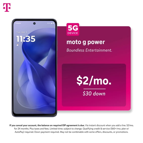 T-Mobile moto g power - 2025