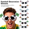 thumbnail image 2 of 2026 Football Match Glasses US Canadian Flag Cheering Prop UV400 Sunglasses, 2 of 8