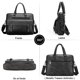 thumbnail image 5 of Hombres maletín 13 pulgadas portátil bolsa de negocios, 5 of 7
