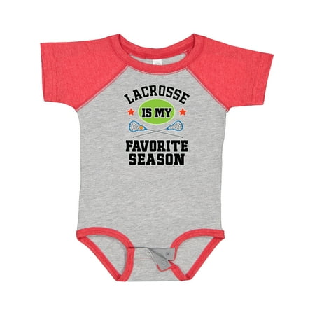 

Inktastic Lacrosse is My Favorite Season Gift Baby Boy or Baby Girl Bodysuit