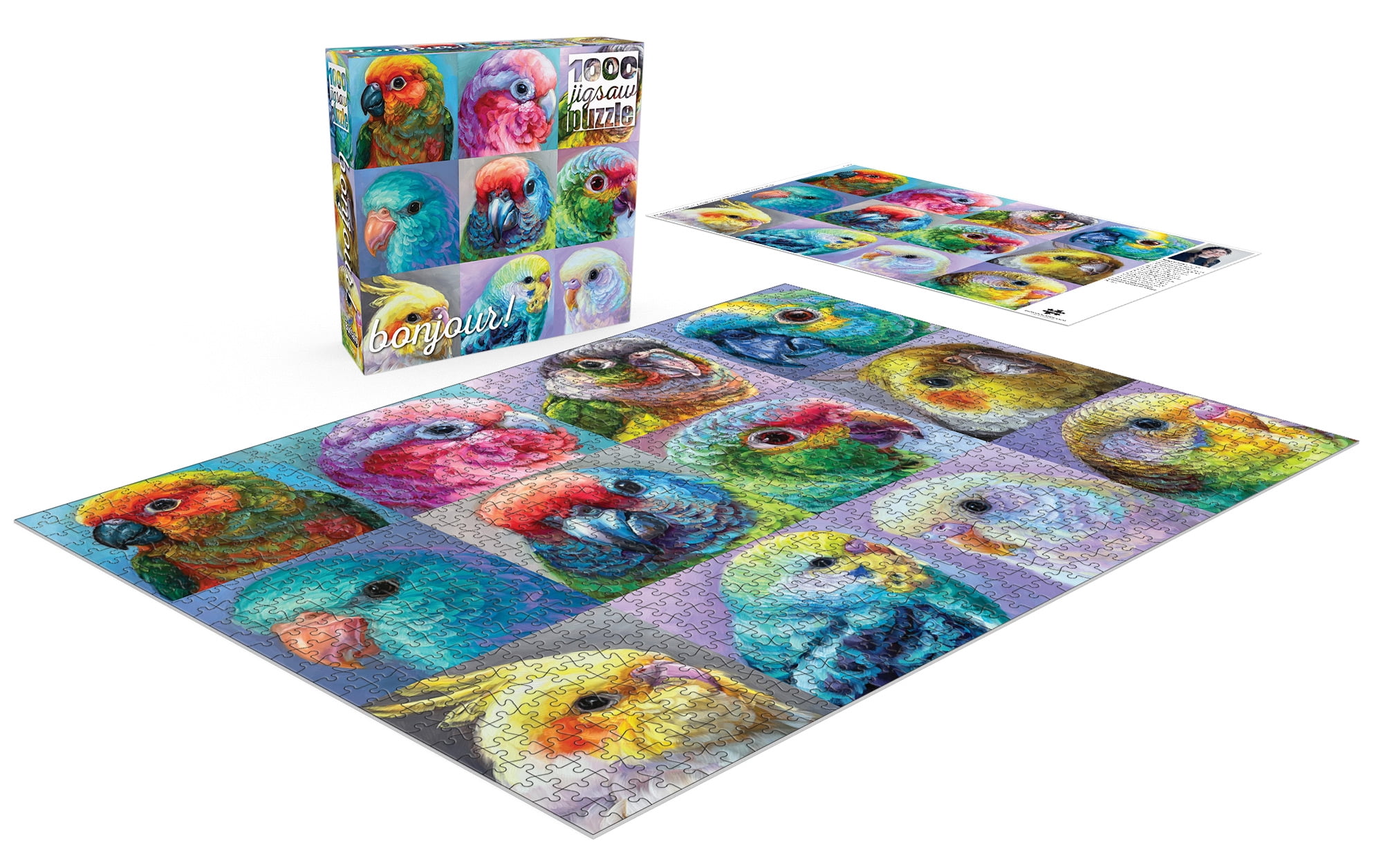 Buffalo Games 1000-Piece Parrot Perfection Interlocking Jigsaw Puzzle for Adults Ages 14+
