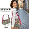 thumbnail image 5 of Vintage Abstract Crossbody Bag for Women Tribal Pattern Corduroy Shoulder Sling Purse Boho Adjustable Strap Bag for Travel Use, 5 of 5