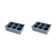 thumbnail image 1 of Moyic Molde para cubitos de hielo, portátil, resistente al calor, plegable, 6 rejillas, gelatina, pudín, pastel, bebida, vino, Bar, accesorios para Type1 NO1 Moyic CBP490734, 1 of 5