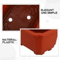 thumbnail image 3 of juegos de macetas de plástico para bonsái, macetas para cultivo en interiores, prácticas con platillo para oficina., 3 of 6