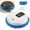 White, variant on Loyalheartdy Smart Cleaner Wireless Robot Mop, White ABS Wet&Dry Sweeper, USB Charging 9.84"x9.84"x2.56" (White)