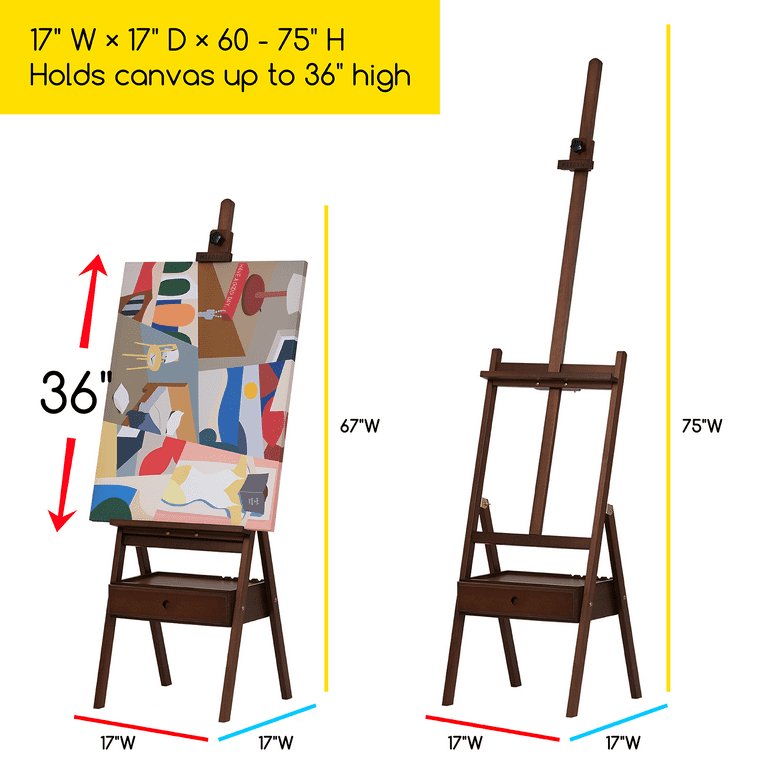 Buy Large Wooden Easel 150 cm - Canvas Stand Wedding or Field