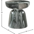 thumbnail image 6 of Meridian Furniture Avellino Green Indoor/Outdoor Concrete End Table, 6 of 6