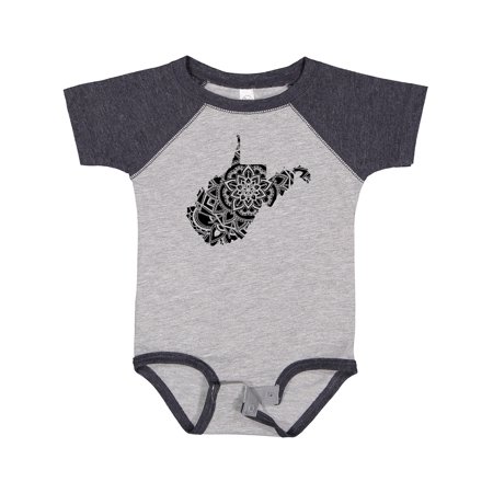 

Inktastic West Virginia Silhouette Mandala Boys or Girls Baby Bodysuit