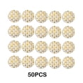 thumbnail image 3 of Advancent Bandeja desechable a rayas de pentagrama de papel, 50 Uds., para cualquier fiesta o evento, segura y ecológica, gran cantidad Mostrada oro, 3 of 6