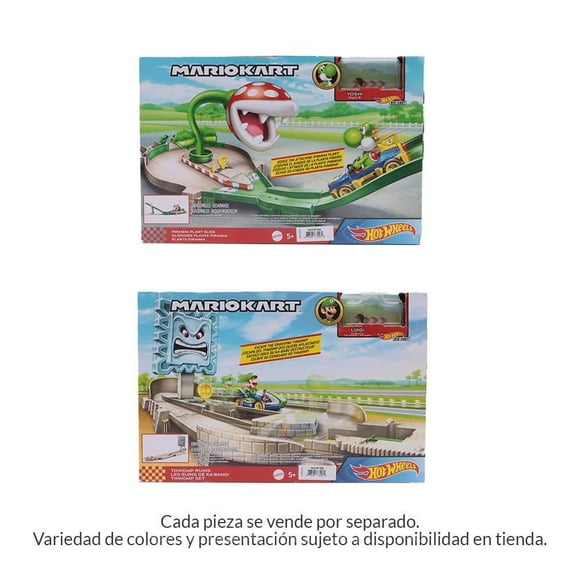 Pista Mario Kart Hot Wheels Mini Pistas de Carreras Varios Modelos 1 Pieza
