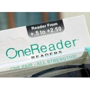 One Reader, Auto-Focus, Flex-Focus, Reading Glasses Unisex. - Square Frame