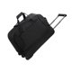 thumbnail image 4 of Bolsa de lona con ruedas y asa telescópica para mujer y hombre, bolso de mano de gran capacidad. Negro, 4 of 9