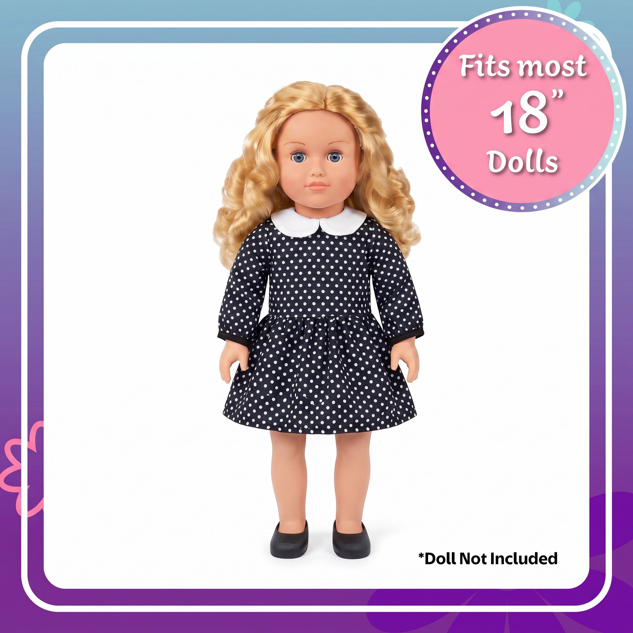 My Life As Black and White Fashion Set for 18-inch Dolls, 2 Pieces